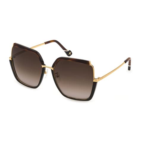 Yalea Sya Ella H Polished Rose Gold Sunglasses Woman