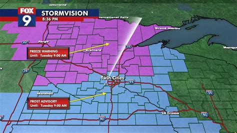 Minnesota Weather Another Frost Advisory Fox 9 Minneapolis St Paul