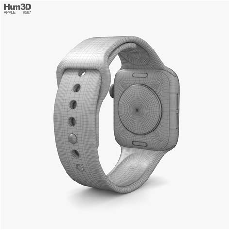 Apple Watch SE 2022 44mm Silver Aluminum 3D 모델 다운로드 전자 기기 on 3DModels org