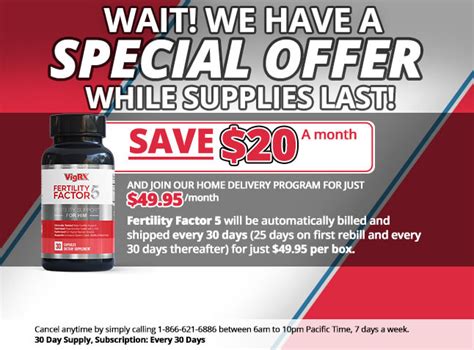 Vigrx Fertility Factor 5 Order Now And Save