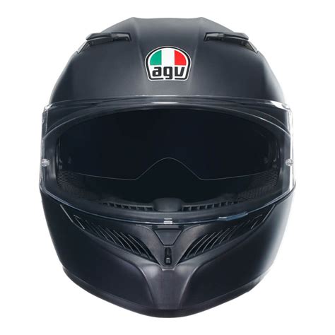 agv  motorcycle helmet matt black  peak moto