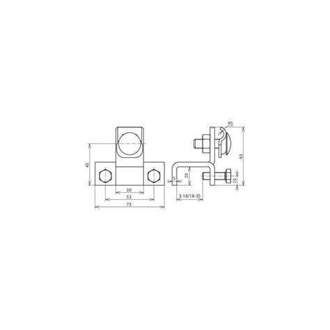 Dehn Anschlussklemmen für Stahlträger AK 6 10 KB S KBF3 18 STTZN Rd 6