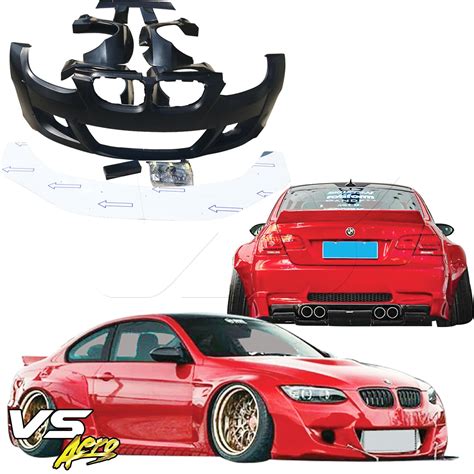 VSaero FRP TKYO Wide Body Kit W Wing E92 2dr For M3 BMW 08 13