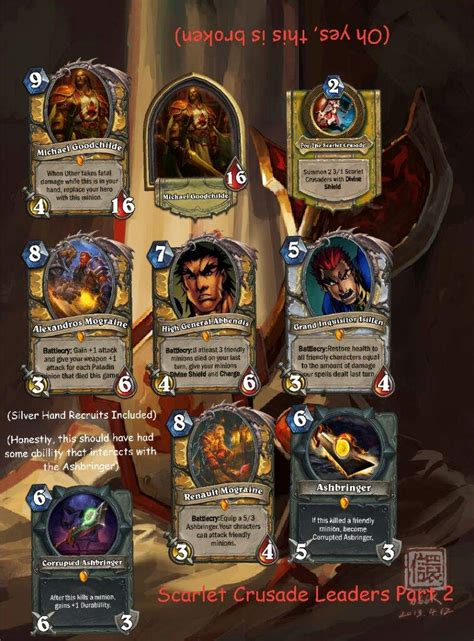 Hearthstone Lore Scarlet Crusader Hearthstone Amino