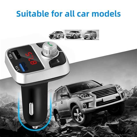 Auto Bluetooth Absender Led Anzeige Drahtlose Frei Grandado