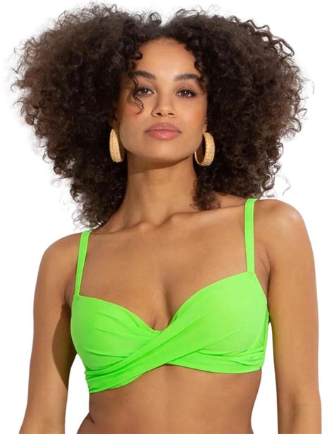 Pour Moi Free Spirit Twist Front Bikini Top Belle Lingerie Pour Moi