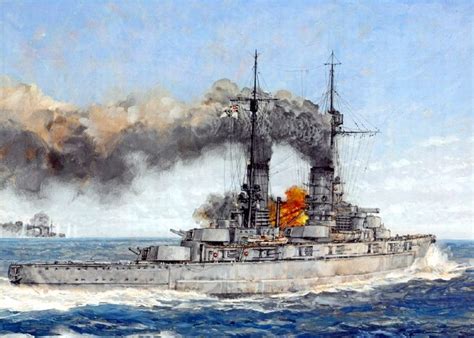 Sms Konig Firing On The Slava World War I Naval Pinterest Posts