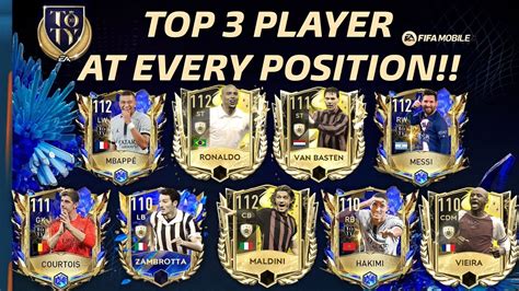 FIFA MOBILE 23 TOP 3 PLAYER AT EVERY POSITION Ft Utoty Messi Mbappe