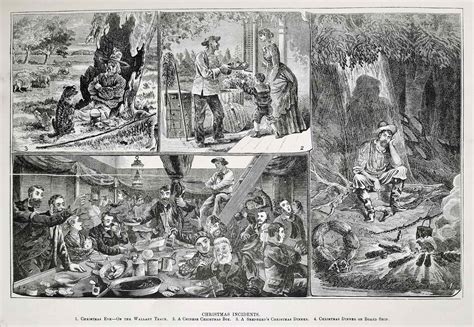 Christmas Incidents. - Antique Print Map Room