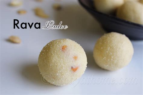 Rava Ladoo Recipe How To Make Rava Laddu Sandhyas Recipes