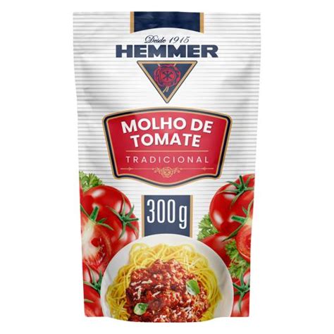 Molho De Tomate Tradicional Hemmer Sach G Sonda Supermercado Delivery