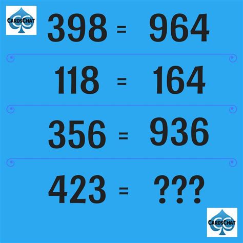 Cardschat On Twitter Brainteaser Time Watch Out This One Might