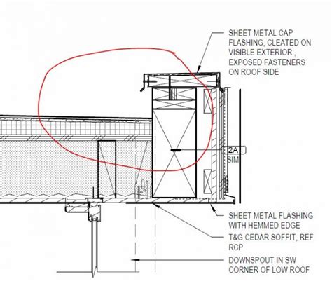 Flat Roof Framing Diagram