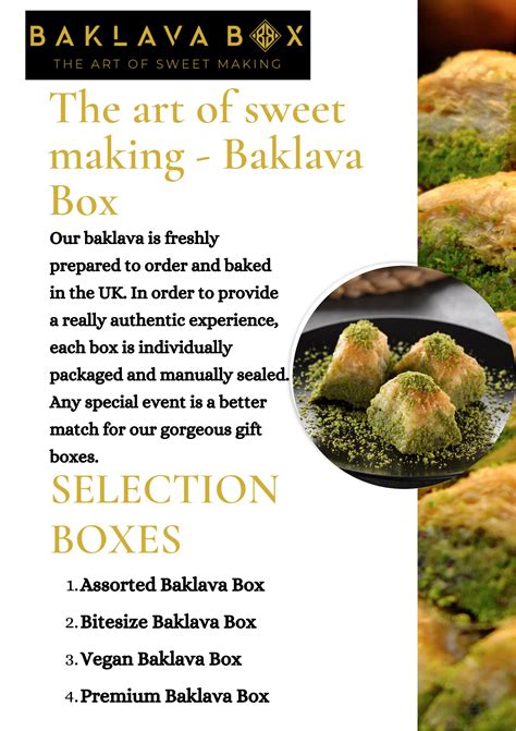 Buy Baklava Online - Baklava Box by Baklavabox - Issuu