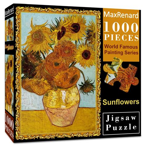 Puzzle Jigsaw Maxrenard Sztuk Dla Doros Ych Van Gogh S Onecznik