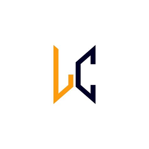 Diseño Creativo Del Logotipo De La Letra Lc Con Gráfico Vectorial Logotipo Lc Simple Y Moderno