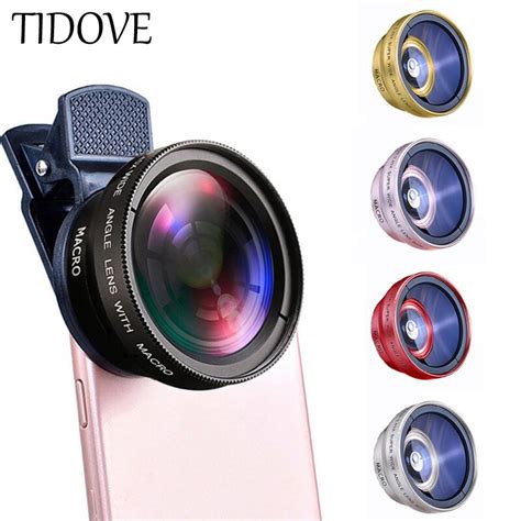 TIDOVE 2 IN 1 Objektiv Universal Clip 37mm Handy Objektiv