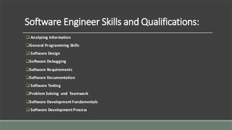 Software Engineer Job Responsibilities