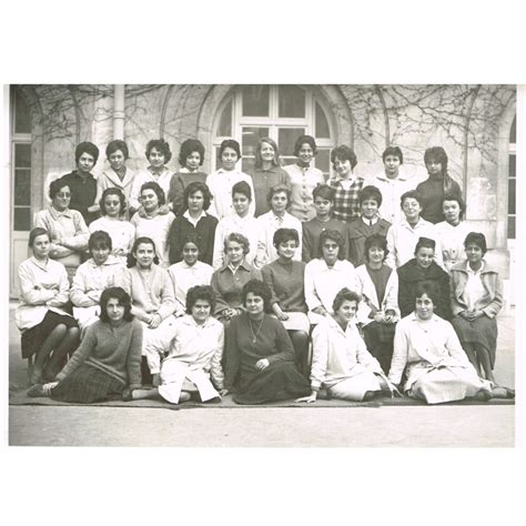 Photo De Classe Annee Scolaire 1961 62 Classe De Jeunes Filles φ 1