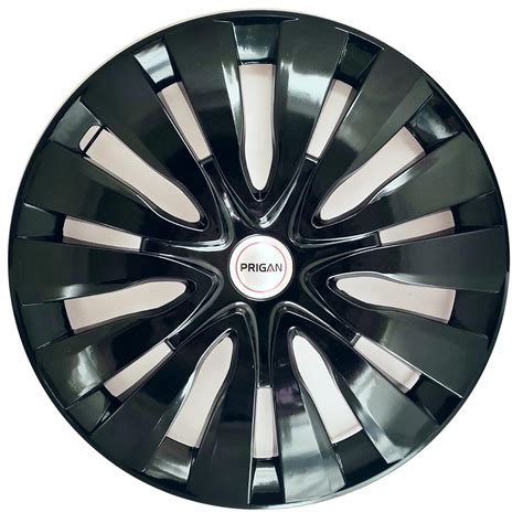 Prigan Black Inch Universal Black Silver Wheel Cover For All Inch