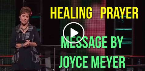 Joyce Meyer (May-04-2019) Short Sermon: Healing Prayer