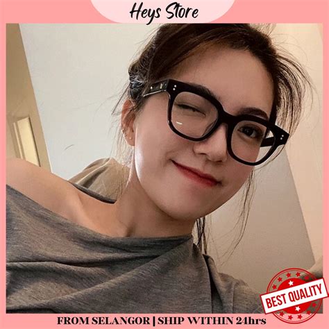 Ready Stock Square Thick Spek Korean Fashion Spec Glasses Transparent