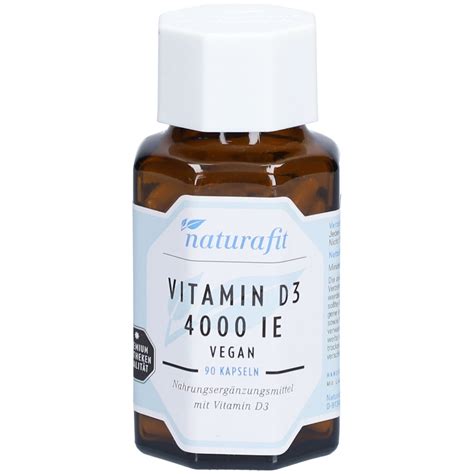 Naturafit Vitamin D3 4000 IE 90 St Shop Apotheke