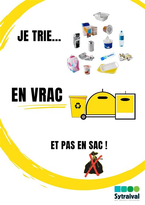 Bac Jaune Triez En Vrac Et Pas En Sac