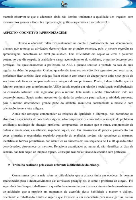 Como elaborar Relatório Descritivo para Deficiência Intelectual Blog