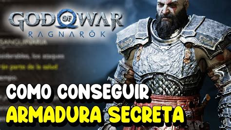 God of War Ragnarok ARMADURA SECRETA de STEINBJORN Cómo conseguir la