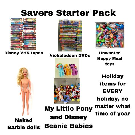 Savers Starter Pack R Starterpacks Starter Packs Know Your Meme