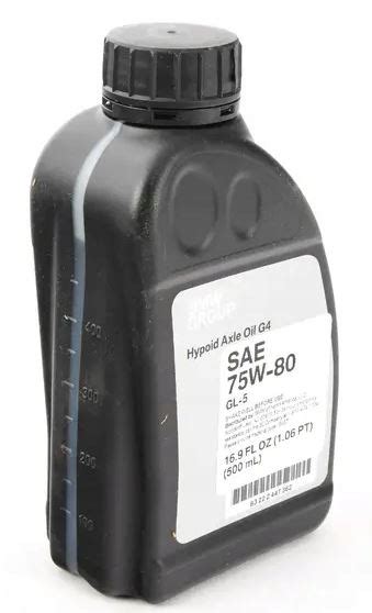 OLEJ PRZEKŁADNIOWY Hypoid Axle Oil G4 0.5l BWW - 9868690392 - oficjalne ...