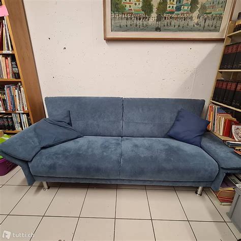 Sofa 3 Plätzer Alcantara blau LEU Swiss im Kanton Luzern tutti ch