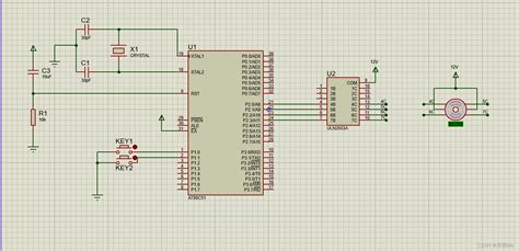 Proteus8仿真 51单片机使用uln2003a控制步进电机 Proteus Uln2003a Csdn博客