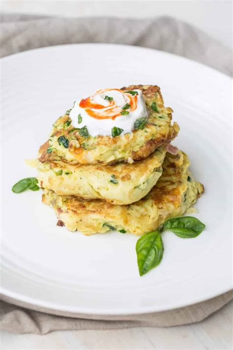 Breakfast Zucchini Pancakes Video Valentinas Corner