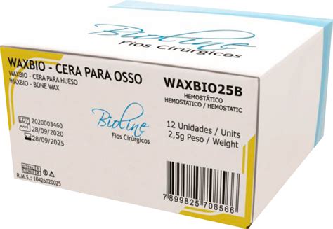 Waxbio Cera Para Osso Hemost Tico Cir Rgico Est Ril Youmais