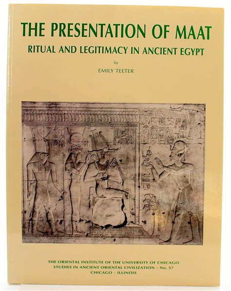 Buy The Presentation Of Maat Ritual And Legitimacy In Ancient Egypt 57