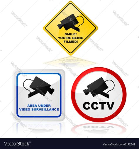 Closed circuit tv Royalty Free Vector Image - VectorStock