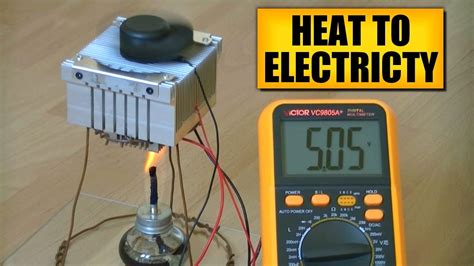 Heat To Electricity Diy Experiments 9 Seebeck And Peltier Effects