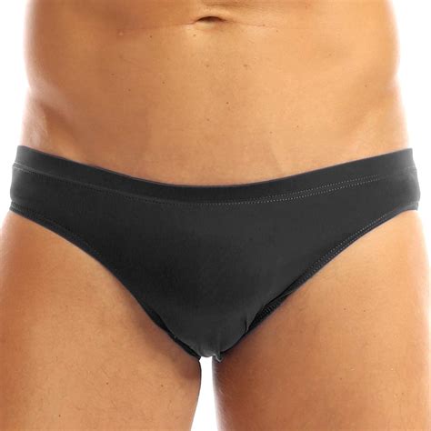 Iiniim Men Breathable Ice Silk Triangle Bikinis Briefs Underwear