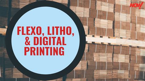 Flexo Litho And Digital Printing Youtube