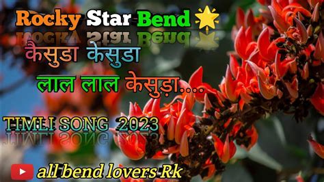 कैसुडा केसुडा लाल लाल केसुड़ा Rocky Star 🌟 Bendnew Timli Song