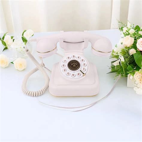 Latest Design Black Color Old Style Rotary Recording Phone For Wedding