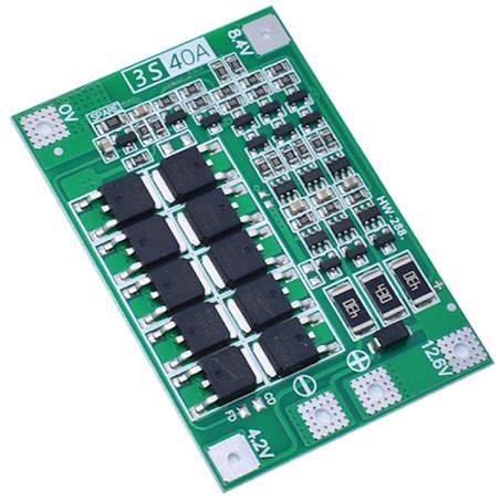 LI ION 18650 BMS CHARGER PCB PROT BOARD 3S 11 1V 12 6V 40A WITH BALANCE