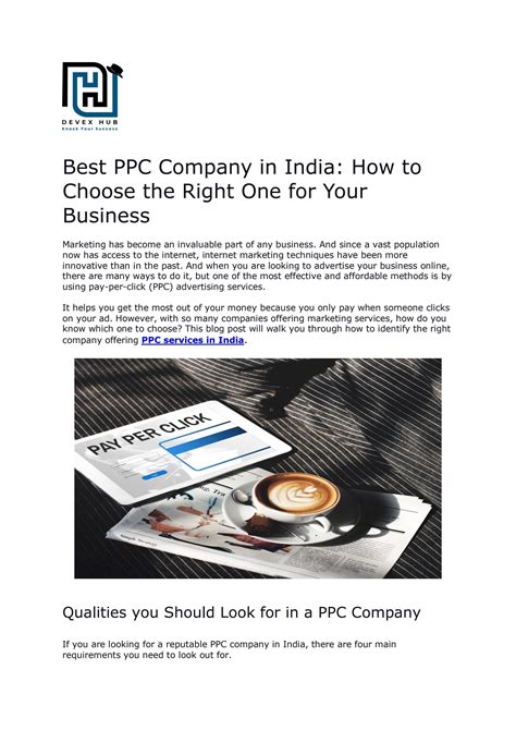 Ppc Company In India Devex Hub By Devex Hub Issuu