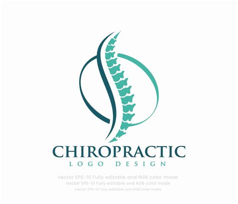 Chiropractic logo or backbone spine logo 20805703 Vector Art at Vecteezy