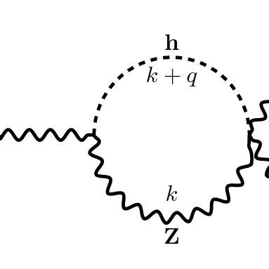 A One Loop Diagram Contributing To The Z Vertex In The Eft There Are