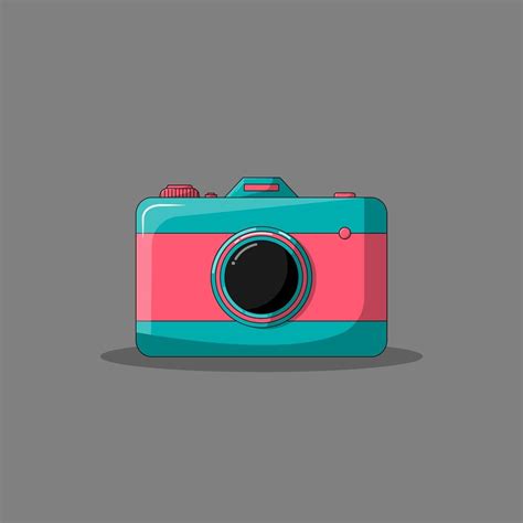 Colorful Camera With Gray Background 17782022 Vector Art At Vecteezy