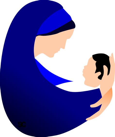 Mary And Jesus Clipart At Getdrawings Solemnity Of Mary Clipart