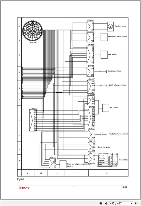 Sany Sy U Electrical And Hydraulic Schematic Maintenance Manual